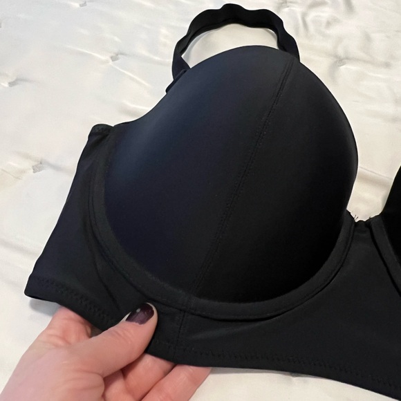 NWT Old Navy Convertible Halter Top Bathing Suit (Black; size XL) - Picture 7 of 10